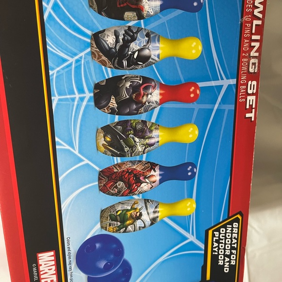 Marvel Spiderman bowling set NIB - Picture 7 of 11